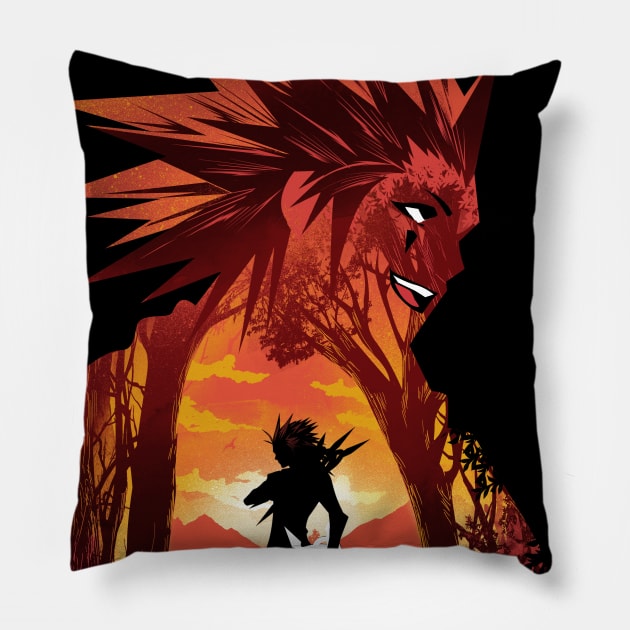 Dancing Flames Pillow by DANDINGEROZZ