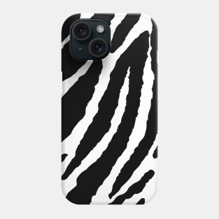 zebra fur animal print pattern Phone Case