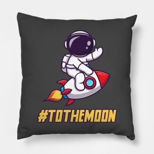 To the moon #tothemoon - crypto trader Pillow