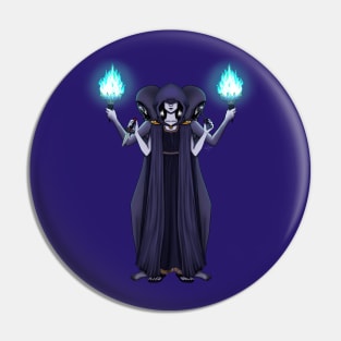 Hecate with out dogs Night Mother Queen of Witches Pin