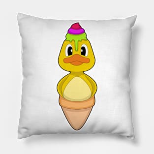 Duck Ice cream cone Pillow