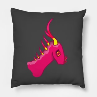Fuschia Dragon :: Dragons and Dinosaurs Pillow