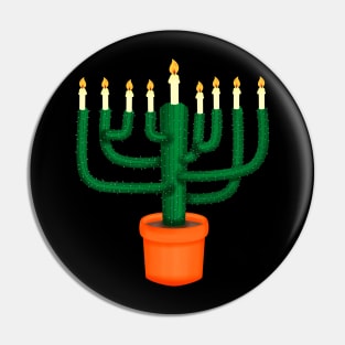 Cacti Hanukkah Pin
