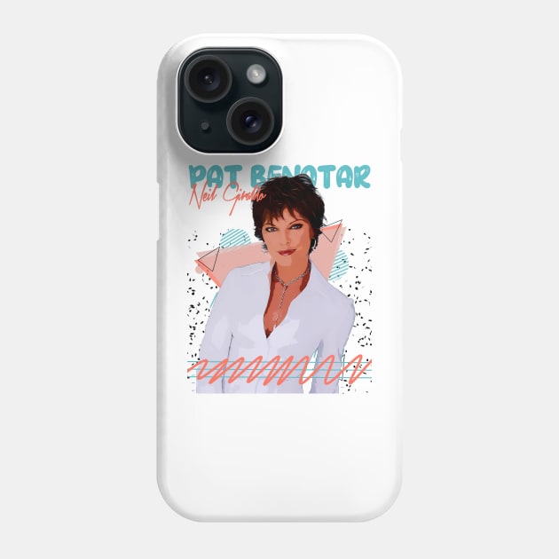 Retro Pat Benatar 80s Fan Art Design Phone Case by Nandin Putri