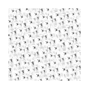 Pencil Drawing Cockatoo Parrot Pattern T-Shirt