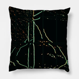 Neon Reflection Pillow