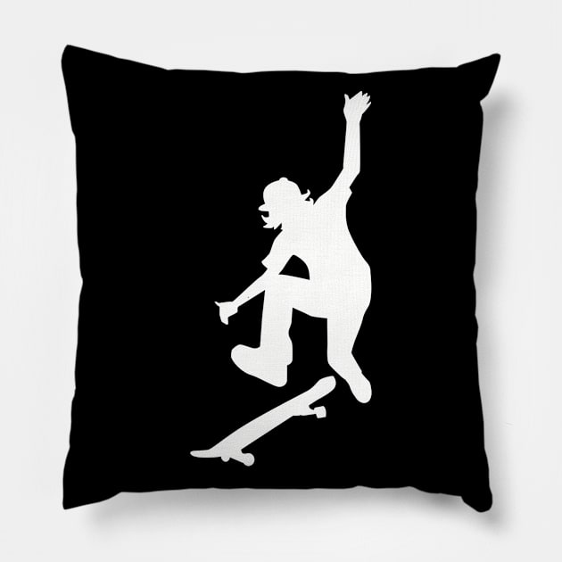 Skateboard Pillow by Designzz