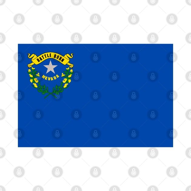 Nevada State Flag by Lucha Liberation