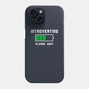 Funny Introvert Pun Humor T-Shirt Phone Case