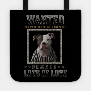 Wanted Pitbull Love Tote