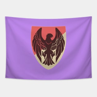 Black Eagles Crest Tapestry