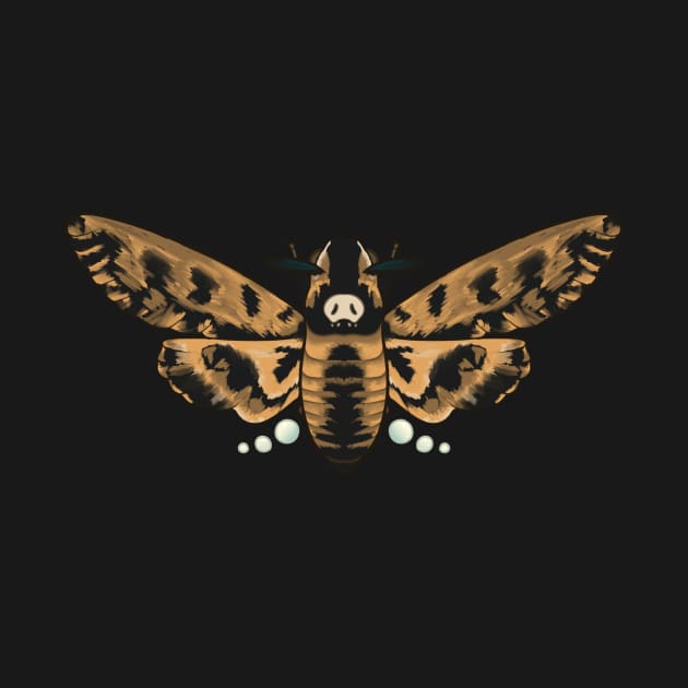 DEATH'S HEAD MOTH by laynemck