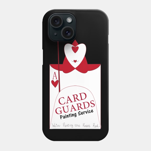 Card Guards Painting Service Phone Case by FrecklefaceStace
