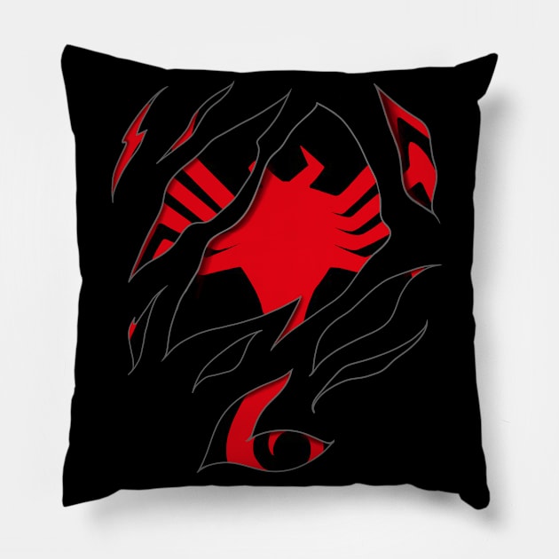 hidden villain Pillow by Squatchyink