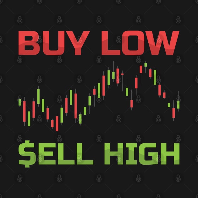 Buy Sell - Gift for Traders Stock Market Trading Buy Sell by Riffize