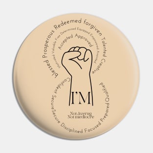 Art affirmation Pin