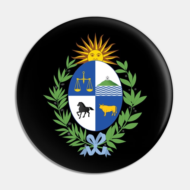 Uruguay Pin by Wickedcartoons