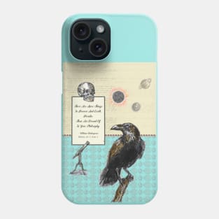 Crow artwork - Shakespeare Quote Phone Case