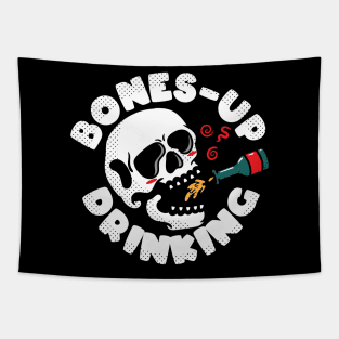 Bones Up Drinking Tapestry