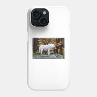 Arctic Wolf - Parc Omega, Quebec Phone Case