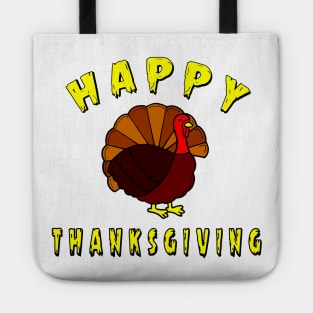 Cute turkey Funny Thanksgiving Gift Tote