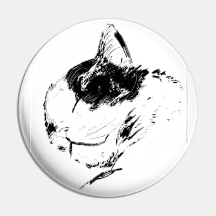 Badger the Cat Pin