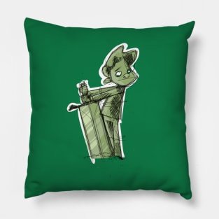 Young swordsman Pillow