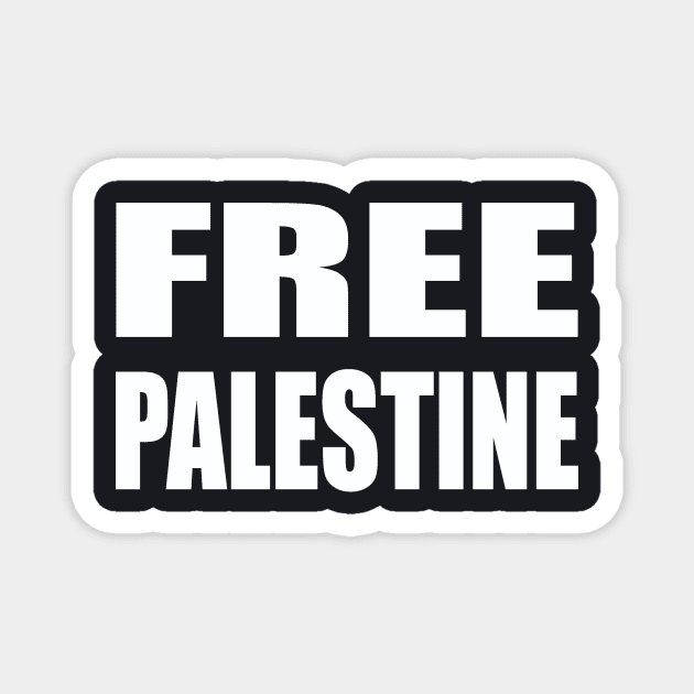 Free Palestine Magnet by Evergreen Tee