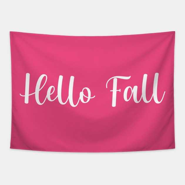 Hello Fall Tapestry by TIHONA
