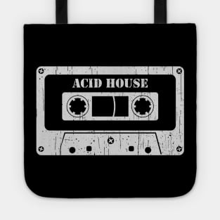 Acid House - Vintage Cassette White Tote