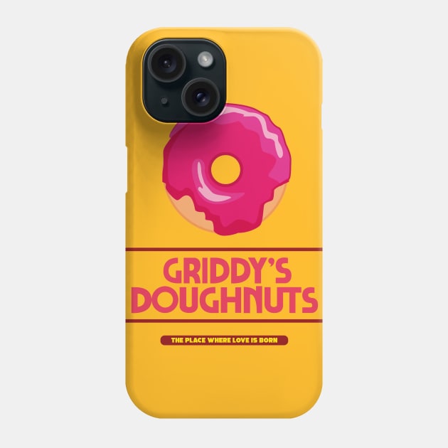 UMBRELLA ACADEMY: GRIDDYS DOUGHNUTS Phone Case by FunGangStore