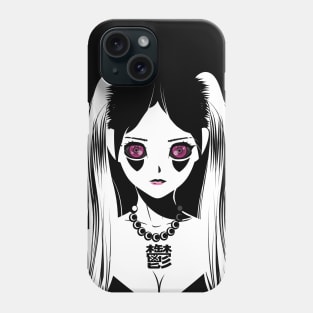 uniWHITE Anime Goddess of depression Phone Case