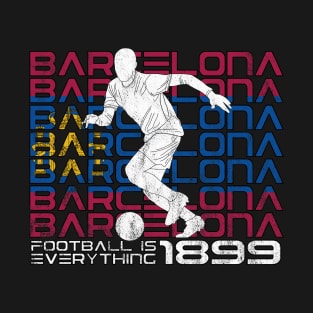 Football Is Everything - FC Barcelona Attack Retro T-Shirt