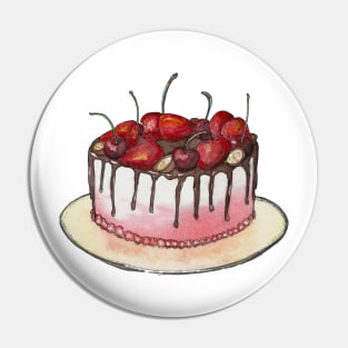 Holiday cake Pin