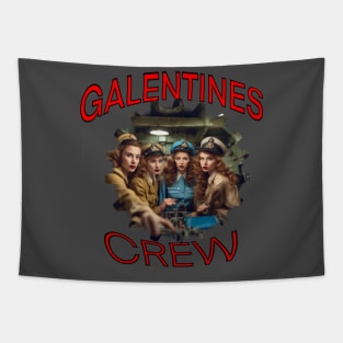 Galentines crew submarine gang Tapestry