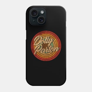 Dolly Parton - Dolly Parton circle vintage retro faded Phone Case