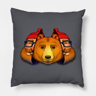 Bear Inside Pillow