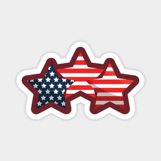 Stars design, United states america usa independence day and country theme Vector illustrationUnited States Stars Design Magnet