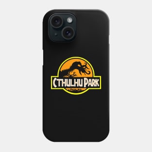 Cthulhu Park - Retro 90s Movie Parody (Orange Variant) Phone Case