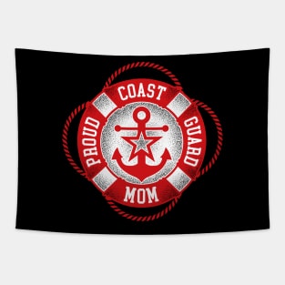 Proud Coast Guard Mom Tapestry