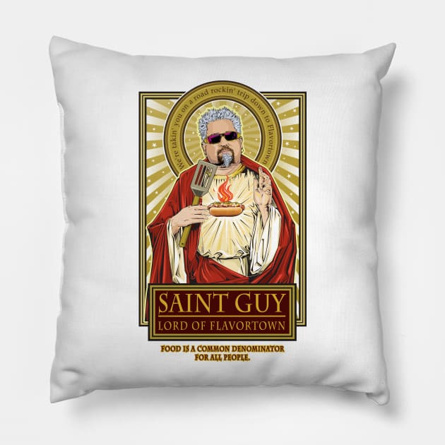 Saint Guy Pillow by Pop Art Saints