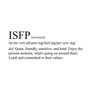 ISFP Personality (Dictionary Style) Light T-Shirt