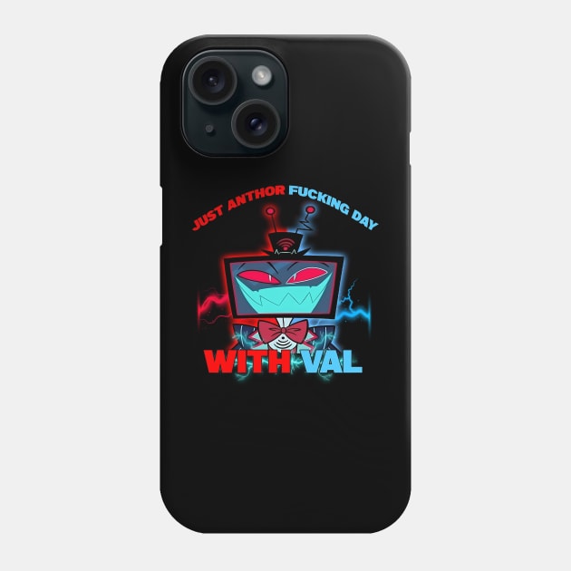 Funny And Crazy Hazbin Hotel Vox Phone Case by Pharaoh Shop