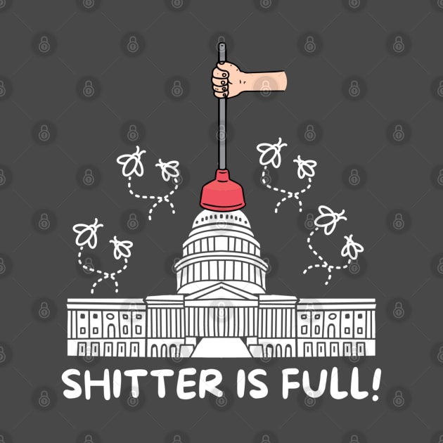 Cousin Eddie Inspired Capitol Shitter Is Full by Good Comedy Tees