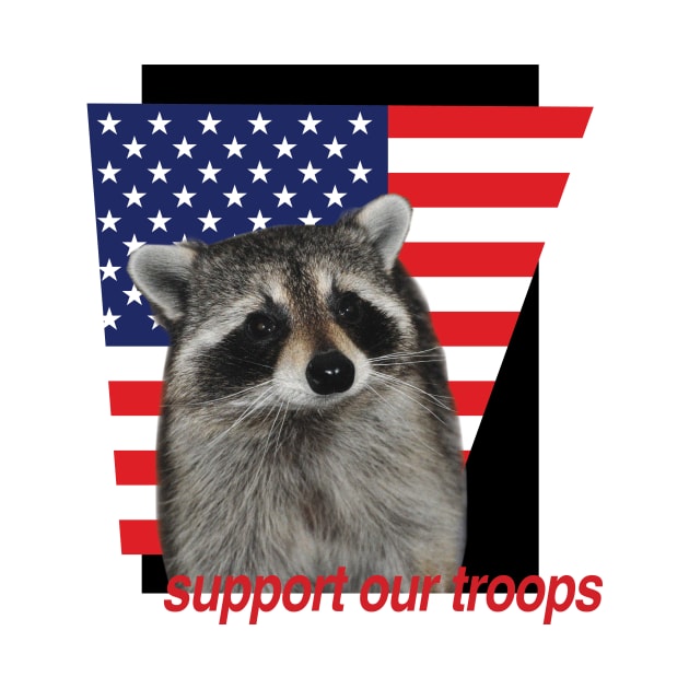 support our troops by bucketthetrashpanda