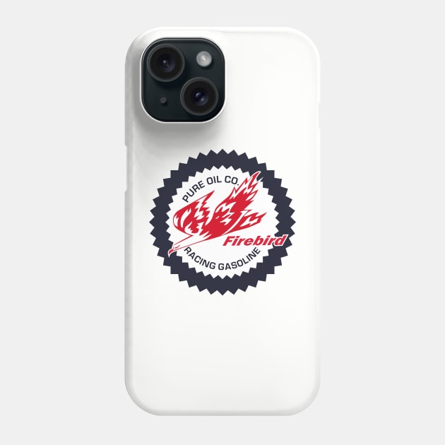 Pure Firebird Racing Gasoline vintage sign Phone Case by Hit the Road Designs