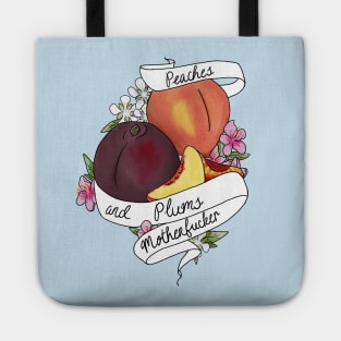 Peaches and Plums MFer Tote