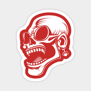 skull bone vintage Magnet