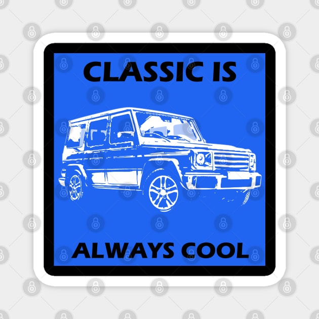 G wagon 4x4 offroader colorful design Magnet by WOS