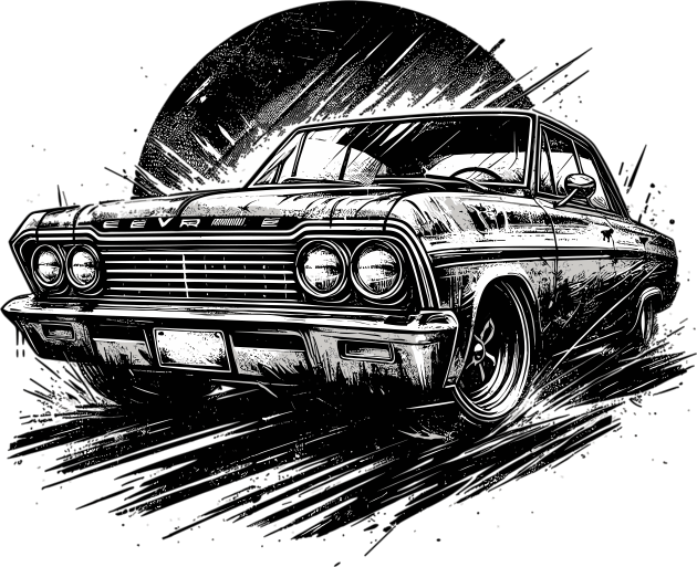 Chevrolet Biscayne Kids T-Shirt by Vehicles-Art